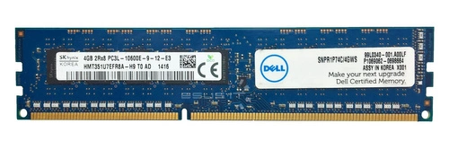 Memory RAM 1x 4GB Hynix ECC UNBUFFERED DDR3  1333MHz PC3-10600 UDIMM | HMT351U7EFR8A-H9